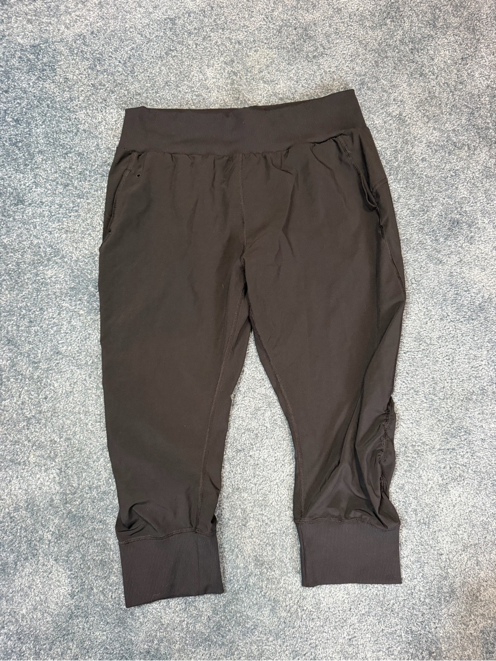 Zella Black Women’s Jogger Capris - Lightweight Active Sweatpants